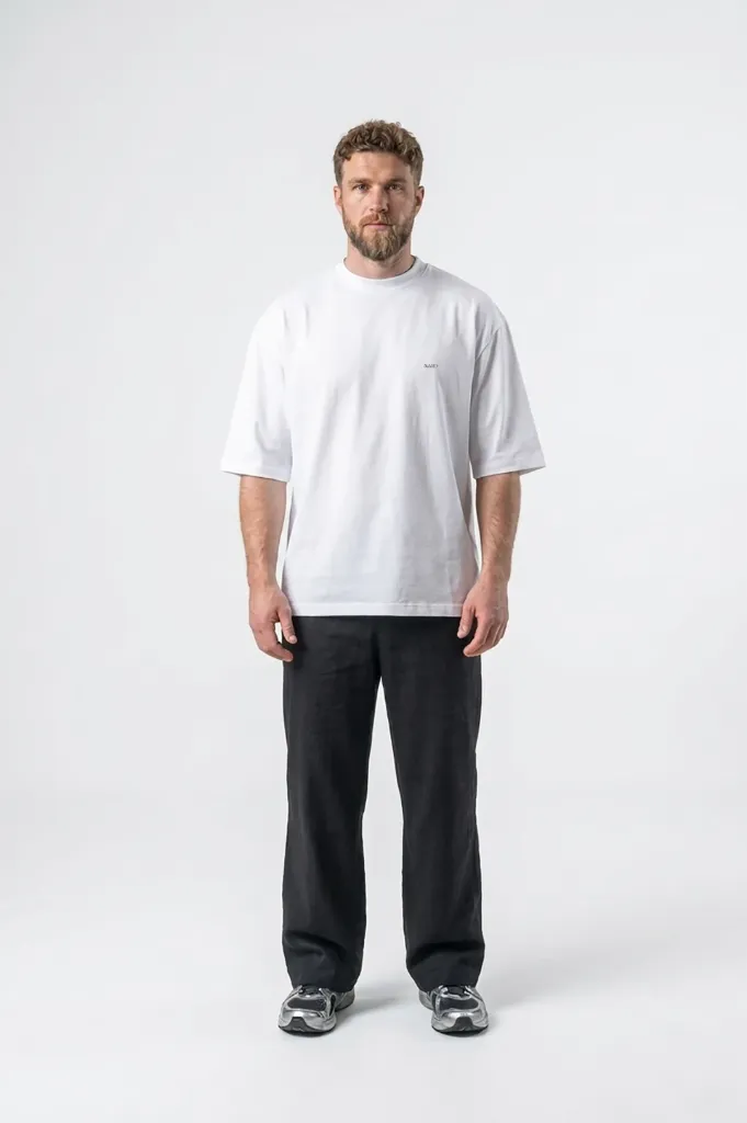 T-Shirt Over Size White (M)