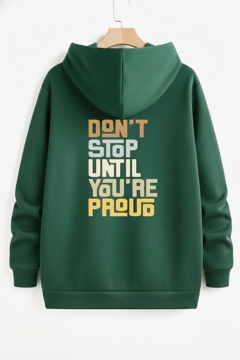 Hoodie ( Don't Stop ) Olive