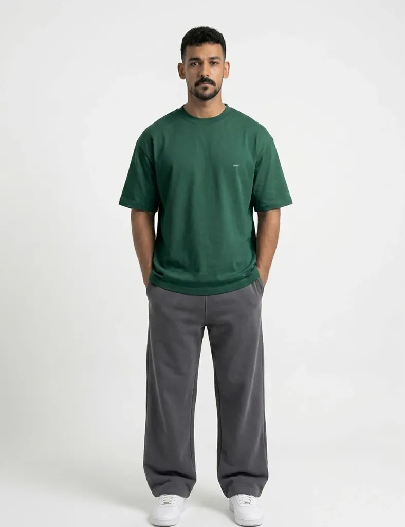 T-Shirt Over Size Olive (M)