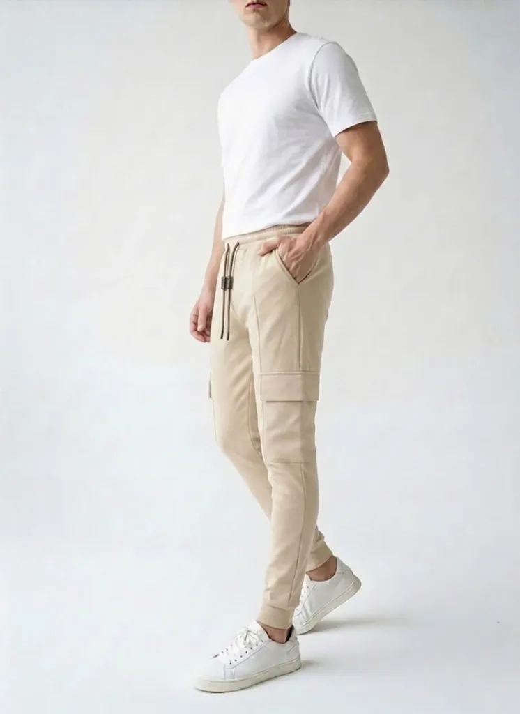 Sweatpant Cuffed Beige (L)