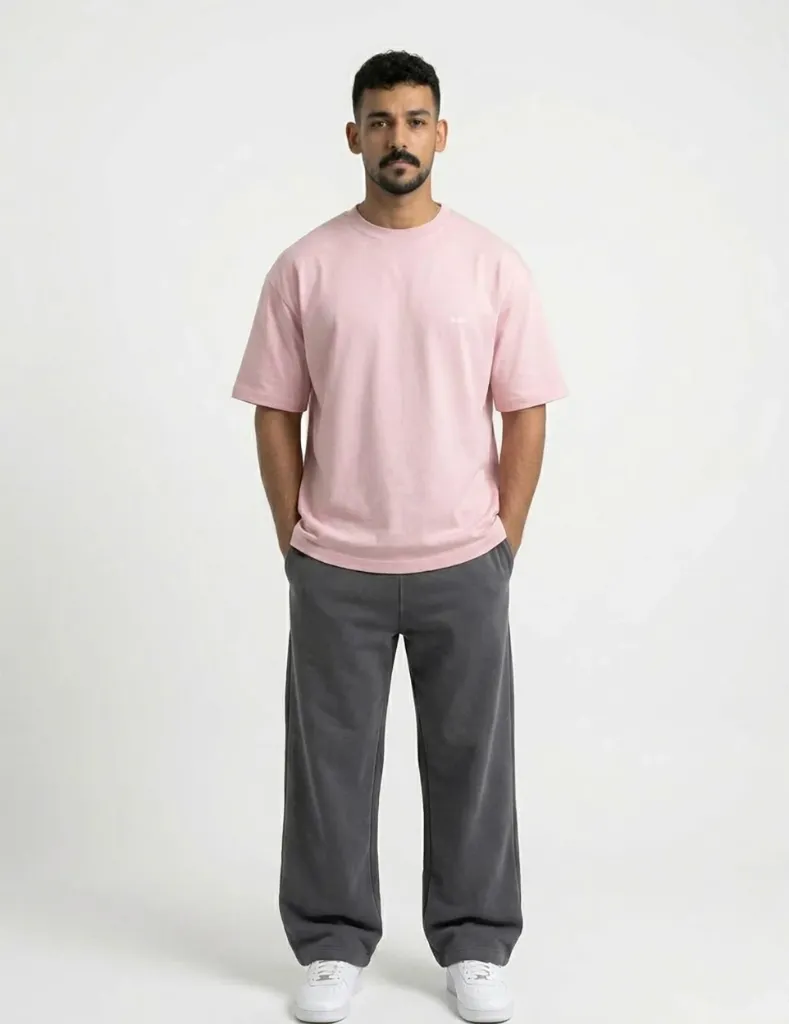 T-Shirt Box Fit  Pink (S)