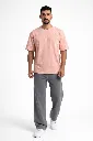 T-shirt Pink Marble