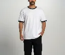 Ringer T-Shirt White (Over Size)