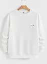 Hoodie Round white