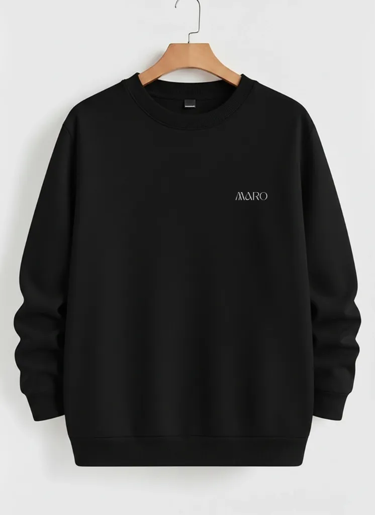 Hoodie Box Fit Black